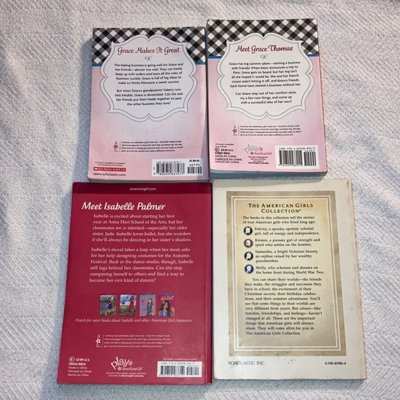 Other | 4 American Girl Books Grace Felicity Isabelle | Poshmark